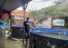 Polresta-Sidoarjo-|-Bhabinkamtibmas-Kedung-Rejo-Apresiasi-Inovasi-Budidaya-Lele-Bioflok-Warganya