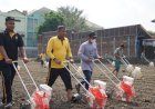 Dukung-Ketahanan-Pangan,-Polresta-Sidoarjo-Bersama-Santri-Bumi-Sholawat-Tanam-Jagung
