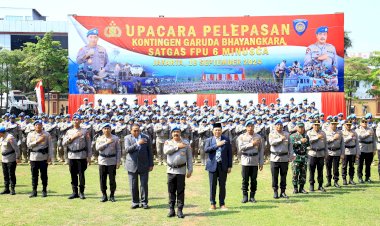 Ikut-Jaga-Perdamaian-Dunia,-Polri-Kembali-Kirim-Satgas-FPU-ke-Afrika-Tengah