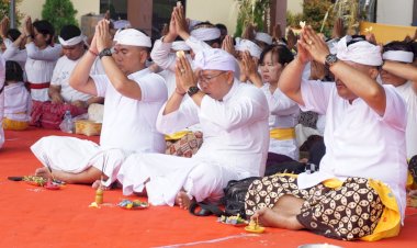 Polresta-Sidoarjo-Gelar-Piodalan-Peringati-Dua-Tahun-Pura-Kertha-Bumi-Bhayangkara