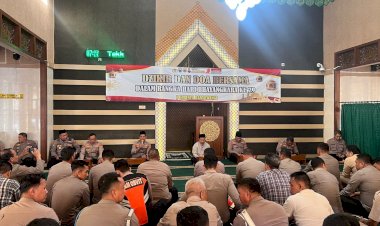 Polresta-Banyuwangi-gelar-Dzikir-dan-Doa-Bersama-Sambut-Hari-Bhayangkara-ke-79