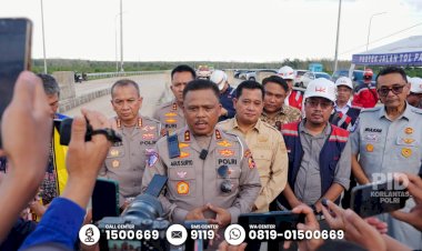 Kakorlantas-Polri-Tinjau-Jalan-Tol-Banyuasin–Betung:-Prioritaskan-Keselamatan-&-Evaluasi-Kepadatan-Lalu-Lintas