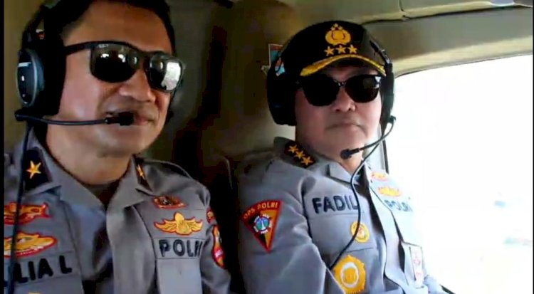 Tinjau Lewat Patroli Udara, Astamaops Kapolri Pastikan Kesiapan Pengamanan MotoGP Mandalika 2025