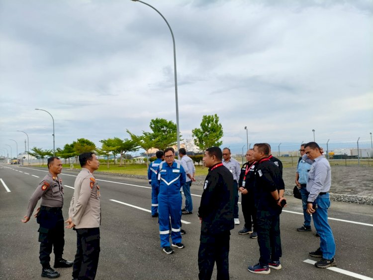 Tingkatkan Keamanan Obvitnas Baharkam Polri lakukan Pengawasan Implementasi SMP di PT Donggi Senoro LNG