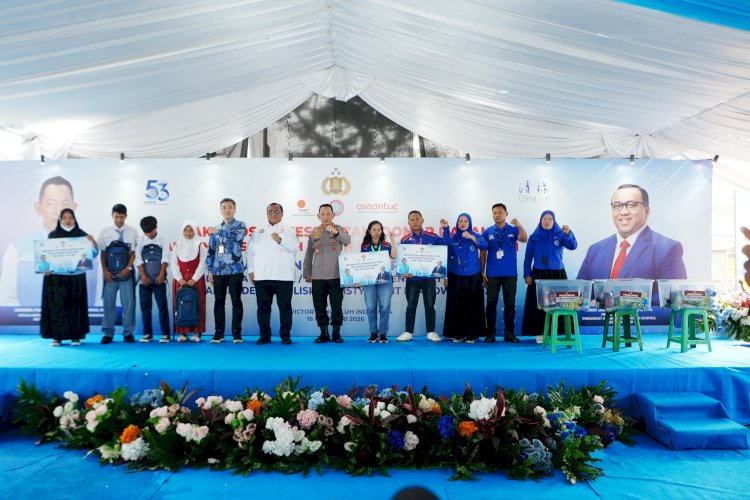 Hadiri HUT KSPSI ke 53 Kapolri Tegaskan Dukung Perjuangan Buruh