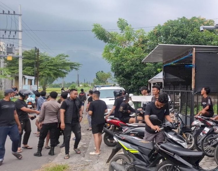 Polres Probolinggo Bubarkan Balap Liar di Besuk 21 Unit Motor Diamankan